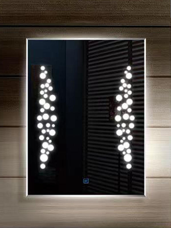 Espelho de tela sensível ao toque de banheiro retroiluminado inteligente B37