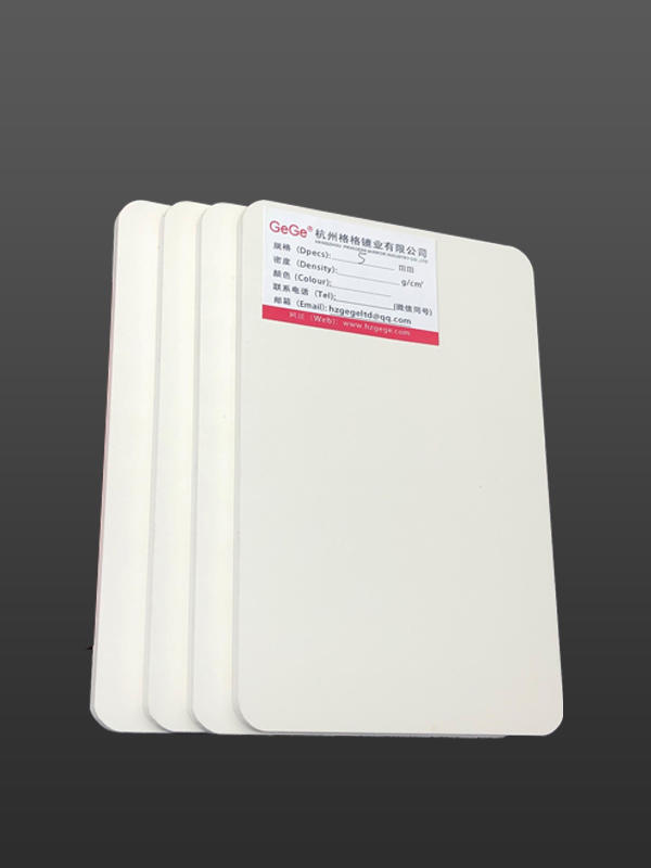 Placa de espuma de PVC branca à prova d'água de gravação em um lado de 5MM