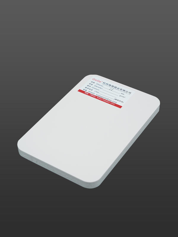 Placa de espuma de pvc branco 11MM 4x8 para isolamento de móveis